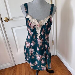 California Dynasty 90s Floral Slip Dress